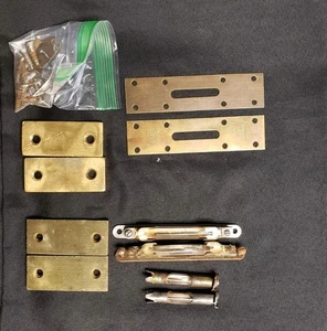 Leer 2x Stanley Sweetheart Nº 3 Nivel Hardware Piezas Vintage Latón Herramienta Tornillos - Imagen 1 de 10