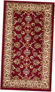 Barclay Sarouk traditioneller Teppich 2 Fuß 3 x 3 Fuß 11 in rechteckig rot - Bild 1 von 7