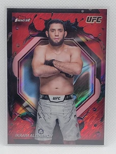 Topps Finest UFC Ikram Aliskerov Red Shimmer #278 2024 - Imagen 1 de 2