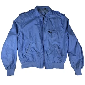 Vintage Members Only Jacket Mens 44 Full Zip Bomber Windbreaker 80s - Picture 1 of 10