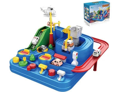 Car Rescue Adventure Toys for 3 4 5 6 7 8 Years Old,Race Car Tracks for Boy/Girl - Image 1 of 4