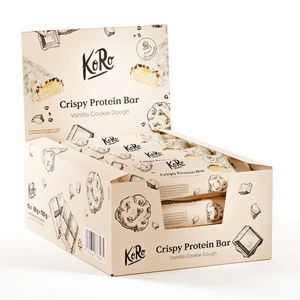 KoRo | Crispy Protein Bar Vanilla Cookie Dough Style 12 x 60 g - Bild 1 von 7
