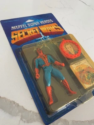 1984 Mattel Marvel Secret Wars MOC SPIDER-MAN SEALED - Image 1 of 4