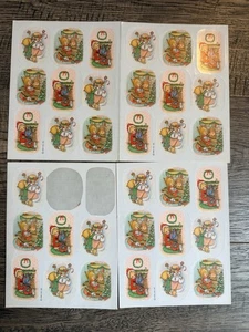 Vintage Hallmark Stickers Betsey Clark Betsy Clark Christmas 3 Full Sheets - Bild 1 von 5