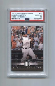 2017 Topps On Demand 3000 Hit Club #22 Miguel Cabrera Detroit Tigers - Picture 1 of 2