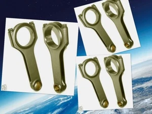HIGH PERFORMANCE H BEAM RODS HONDA/ACURA 3.5L V6 J35A/J35Z/J35Y 6.240" - Picture 1 of 1