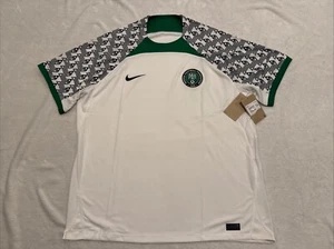 2022-23 Herren Nike Breathe Nigeria Nationalmannschaft Away Fußball Trikot 2XL XXL - Bild 1 von 11