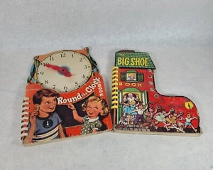 Vintage 1956 Children's BookThe Big Shoe Book Round The Clock / The Big Shoe - Picture 1 of 8