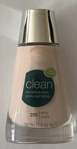 Covergirl Clean Sensitive Skin Liquid Makeup, 205 Ivory 30 ml *NEW* - Picture 1 of 1