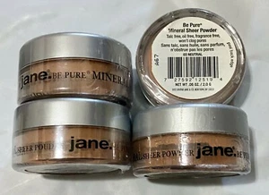 Lot of 4: New JANE Be Pure Mineral Sheer Face Powder in 03 Neutral (Sealed) - Picture 1 of 1