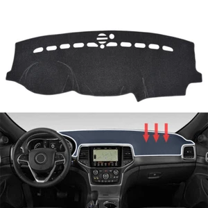 For Jeep Grand Cherokee 2011-21 black Dashboard Cover Dashmat Anti-Sun Mat Pad - Picture 1 of 9