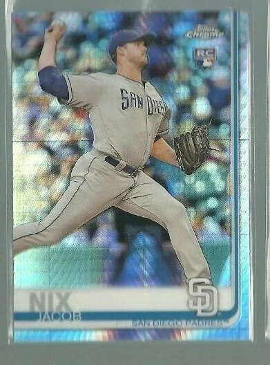 2019 Topps Chrome Prism Refractors #182 Jacob Nix RC (ref 79201) - Image 1 of 1