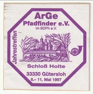 Deutschland - Pfadfinder, ArGe Pfadfinder e.V. jahrestagung etikett 1997 - Bild 1 von 1