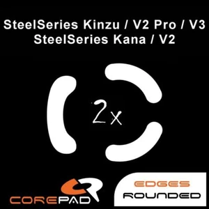 Corepad Skatez SteelSeries Kinzu v2 Pro v3 Kana v2 Souris Pieds Patins Téflon - Picture 1 of 1