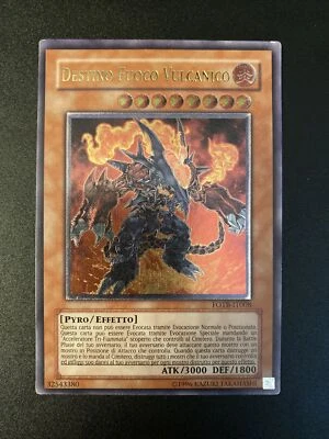 Yu Gi Oh - Volcanic Fire Destiny - FOTB-IT008 - Rare Ultimate - Unlimited ITA - Image 1 of 4