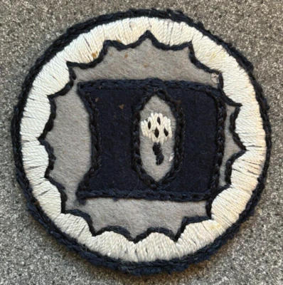 DUKE BLUE DEVILS NCAA COLLEGE VINTAGE 3.25" CHAIN STITCHED ROUND TEAM PATCH - Image 1 of 2