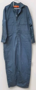 Vintage Red Kap 46RG Work Coveralls Mechanic Jumpsuit Green - Picture 1 of 15