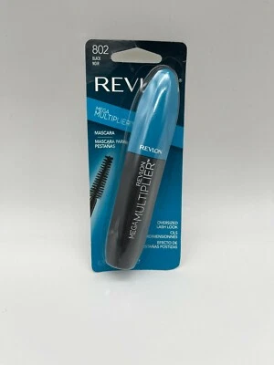 Revlon Mega Multiplier Mascara 802 BLACK 0.28 Fl Oz New In Package - Image 1 of 2