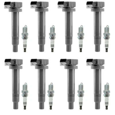 8 bobinas de encendido + 8 bujías para Lexus LX470 GX470 V8 2003-2007 4,7 L UF230 Foto 1 de 4