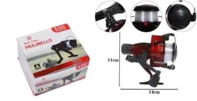 MULINELLO DA PESCA PROFESSIONALE MANUALE SL-500 CON FILO E CUSCINETTI A SFERA - Immagine 1 di 2