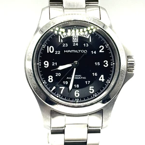 Hamilton Khaki Field King H644550 Automatic Black Day/Date Very Good - Picture 1 of 16