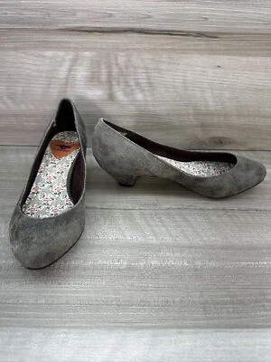 Rocket Dog Heels Womens 6M Casual Comfort Slip On Pumps Brown Fabric Round Toe - Image 1 of 4