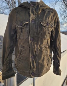 Abercrombie Kids Medium Sentinel Jacket In Army Green. Fantastic Condition. - Picture 1 of 19