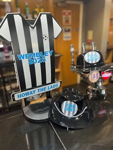 Newcastle "Wemley 2025" Shirt Card Cut Outs - Picture 1 of 2
