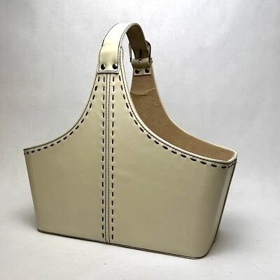 Bolso de cuero soporte para revista de vino regalos de furgoneta desde 1984. Gran bolsa de regalo grande Foto 1 de 4