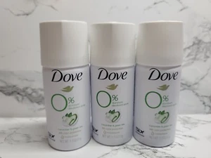 Dove Advanced Care 48 Hr Spray Antiperspirant Cucumber & Tea 3pk Travel TSA App - Picture 1 of 3