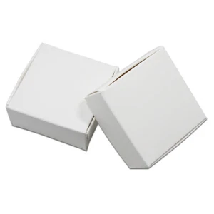 200x White Paper Favour Boxes Party Baby Shower Gift Product Packing 7.5x7.5x3cm - Picture 1 of 2