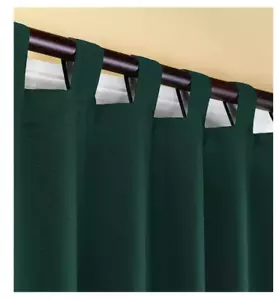 Plow & Hearth 95"L Thermalogic Energy Efficient Insulated Tab-Top Curtain Pair - Picture 1 of 9
