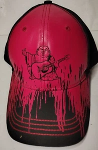 True Religion Red Buddha paint splatter strap back hat one size - Picture 1 of 5