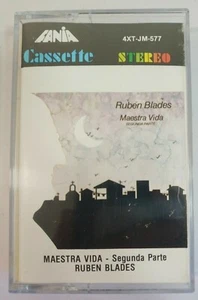 Maestra Vida Ruben Blades Segunda Parte FANIA 4XT-JM-577 CASSETTE C1 - Imagen 1 de 5