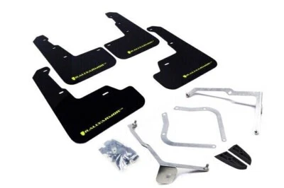 Rally Armor MF32-UR-BLK/CGN para 15-200 Subaru WRX/STI sedán negro guardabarros verde Foto 1 de 4