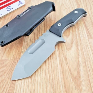 Medford Emperor Fixed Knife 4" Full Tang S35VN Steel Blade Black G10 Handle - Picture 1 of 12