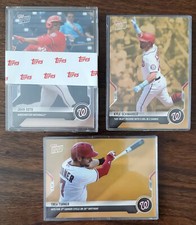 2021 Topps NOW Washington Nationals Road To Opening Day Complete Set + BONUS