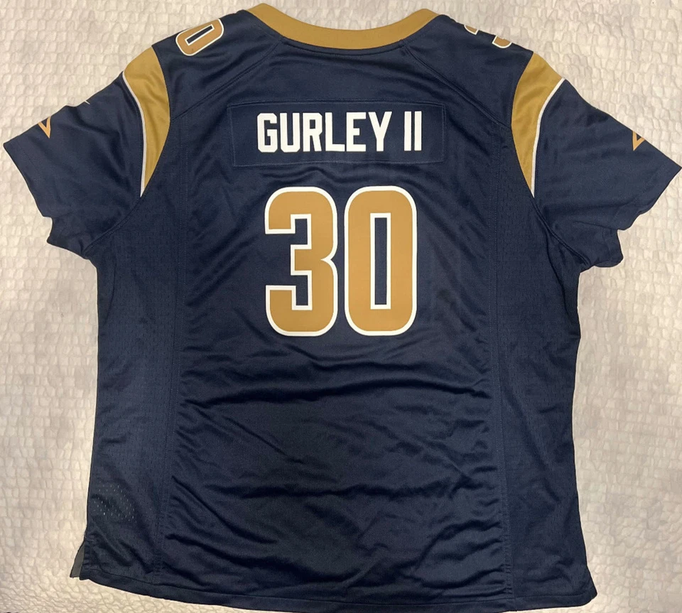 Camiseta deportiva para mujer Todd Gurley #30 Nike NFL Los Angeles Rams - talla grande Foto 1 de 4