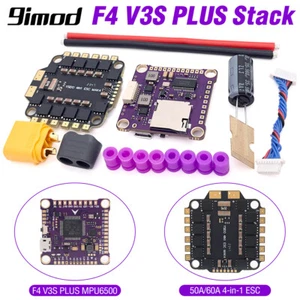 9IMOD 4-in-1 F4 FC Flight Controller Stack 4in1 BLS 50A/60A ESC for FPV RC Drone - Picture 1 of 16