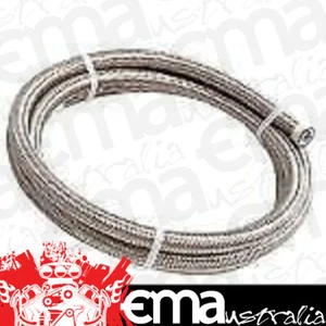 AEROFLOW 200 SERIES PTFE STAINLESS STEEL BRAIDED HOSE -6AN AF200-06-4.5M - Picture 1 of 3