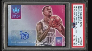 2020 Panini Court Kings Theo Maledon Fresh Paint 1/1 One of One RC Auto PSA 9 MT - Bild 1 von 2