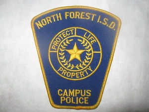 NORTH FOREST UNABHÄNGIGER SCHULBEZIRK TEXAS POLIZEI AUFNÄHER - Bild 1 von 1