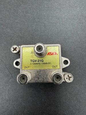 ASKA 2-Way Vertical Splitter 5-1000 MHz. -W- Ground - Image 1 of 2