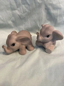 Pair of cute baby elephants by Artmark 5” - Picture 1 of 10