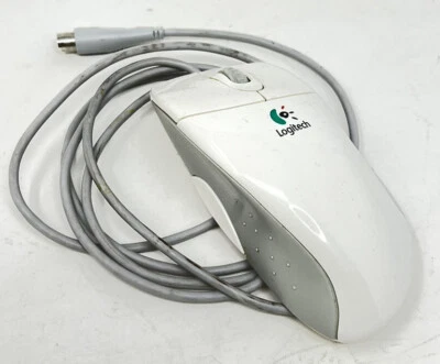Logitech Mouseman+ M-CW47 PS/2 Ball Mouse Vintage 4 Button Ergonomic  - Image 1 of 4