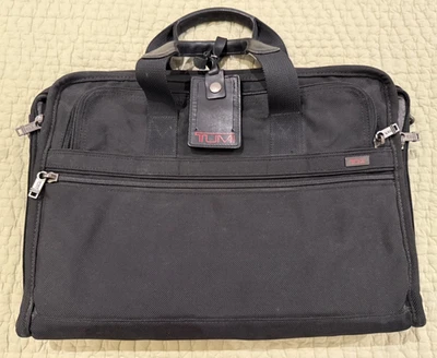Tumi Deluxe Computer Portfolio Briefcase, Fusion Nylon Model 26011D4 17”X12.5”X3 - Image 1 of 4