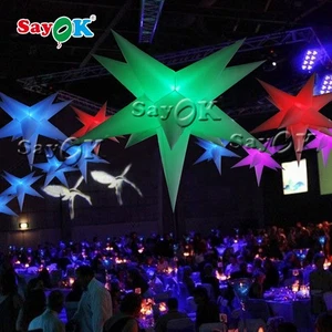 Aufblasbare Sterne LED Festival Deckendekoration für Nachtclub Bühnenparty - Bild 1 von 9