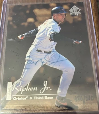 1999 SP Authentic CAL RIPKEN JR 🔥 UDA Buyback Autograph 🔥 Auto 🔥 COA 🔥 /510 - Image 1 of 3