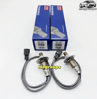 2X DENSO O2 OXYGEN SENSOR DOWNSTREAM FOR SUBARU LEGACY IMPREZA 234-4445 - Image 1 of 4
