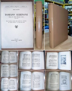 Remo Giazotto TOMASO ALBINONI biografia artistica e catalogo musiche. Bocca 1945 - Picture 1 of 21